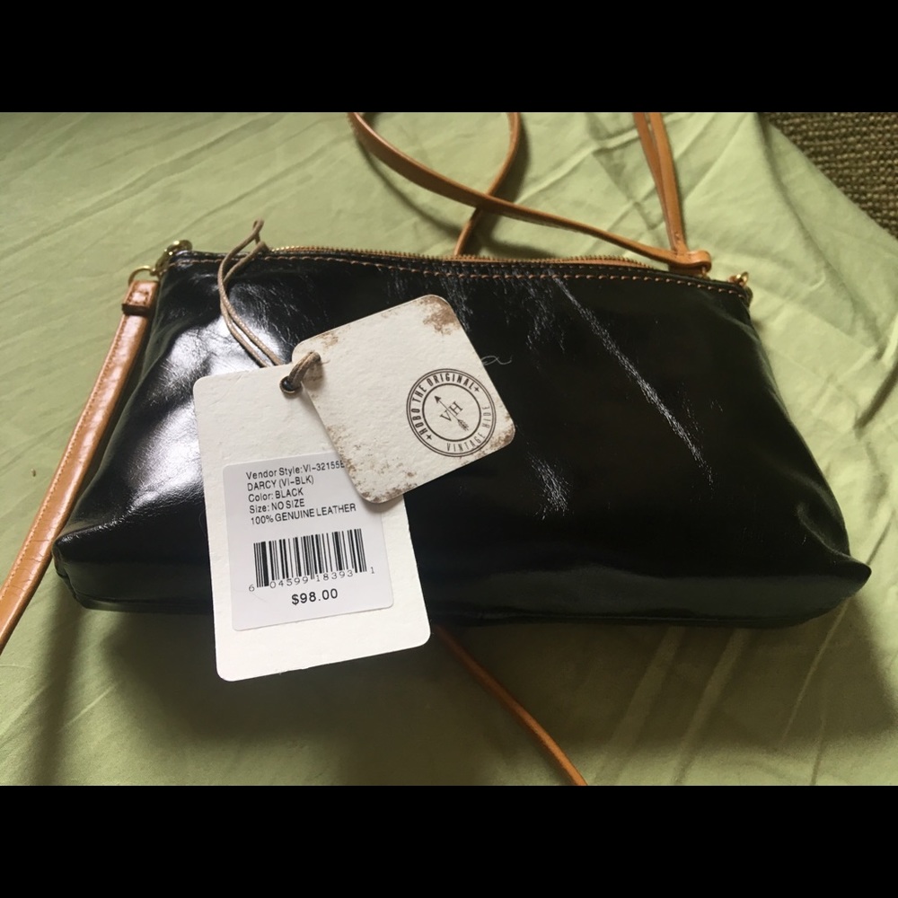 HOBO Black Leather Crossbody Bag 👜👜👜